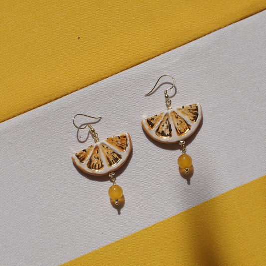 Pendientes Rodajas de Frutas