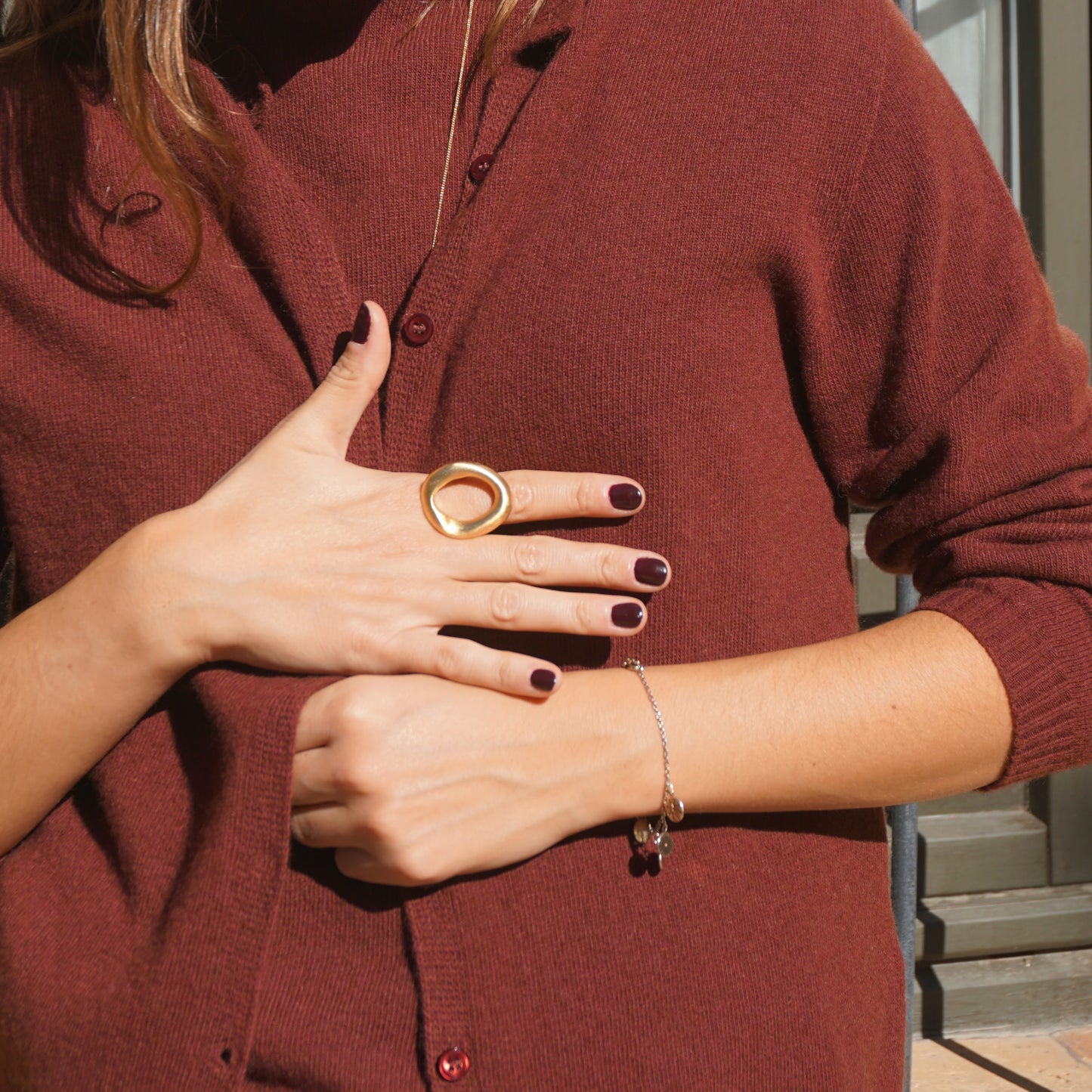 Anillo Círculo irregular