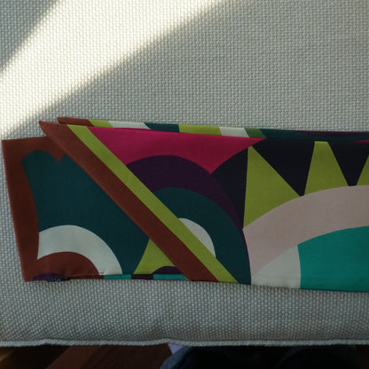 Foulard 100% lana Paisley blu