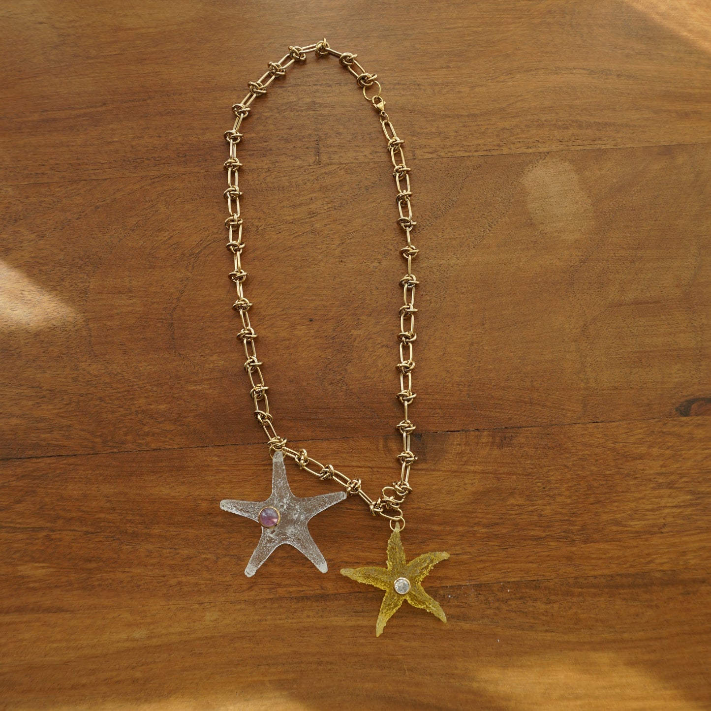 Necklace resin Starfish
