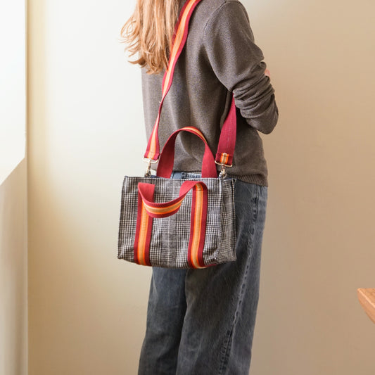 Shopping bag mini Principe de Gales