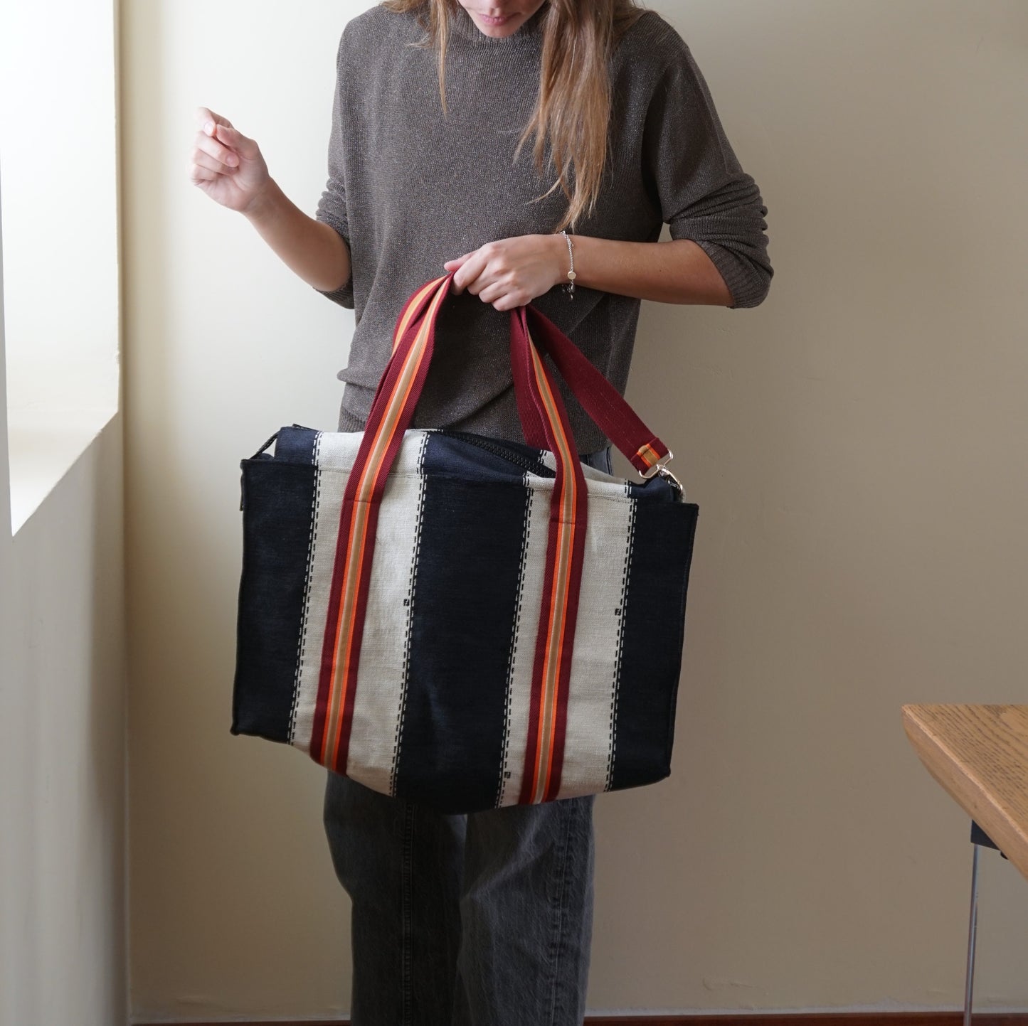 Bolsa de viaje Rayas