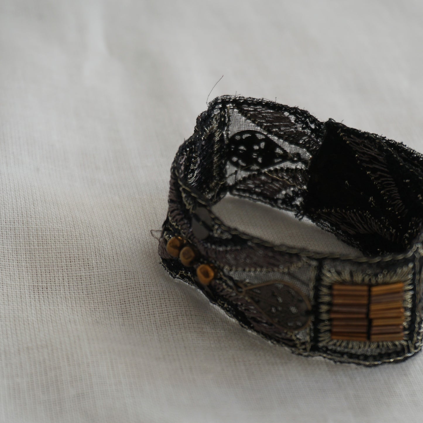 Pulsera conjunto choker negro pedrería