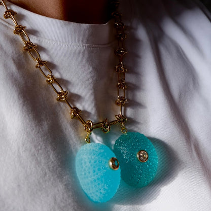 Collar Erizos resina