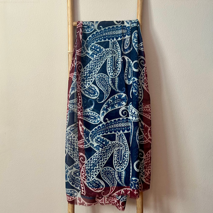 Fular 100% lana Paisley