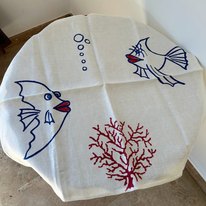 Kitchen towel with different patterns