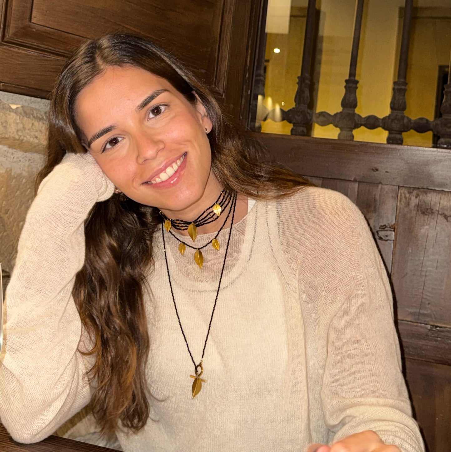 Maglia alpaca con lurex