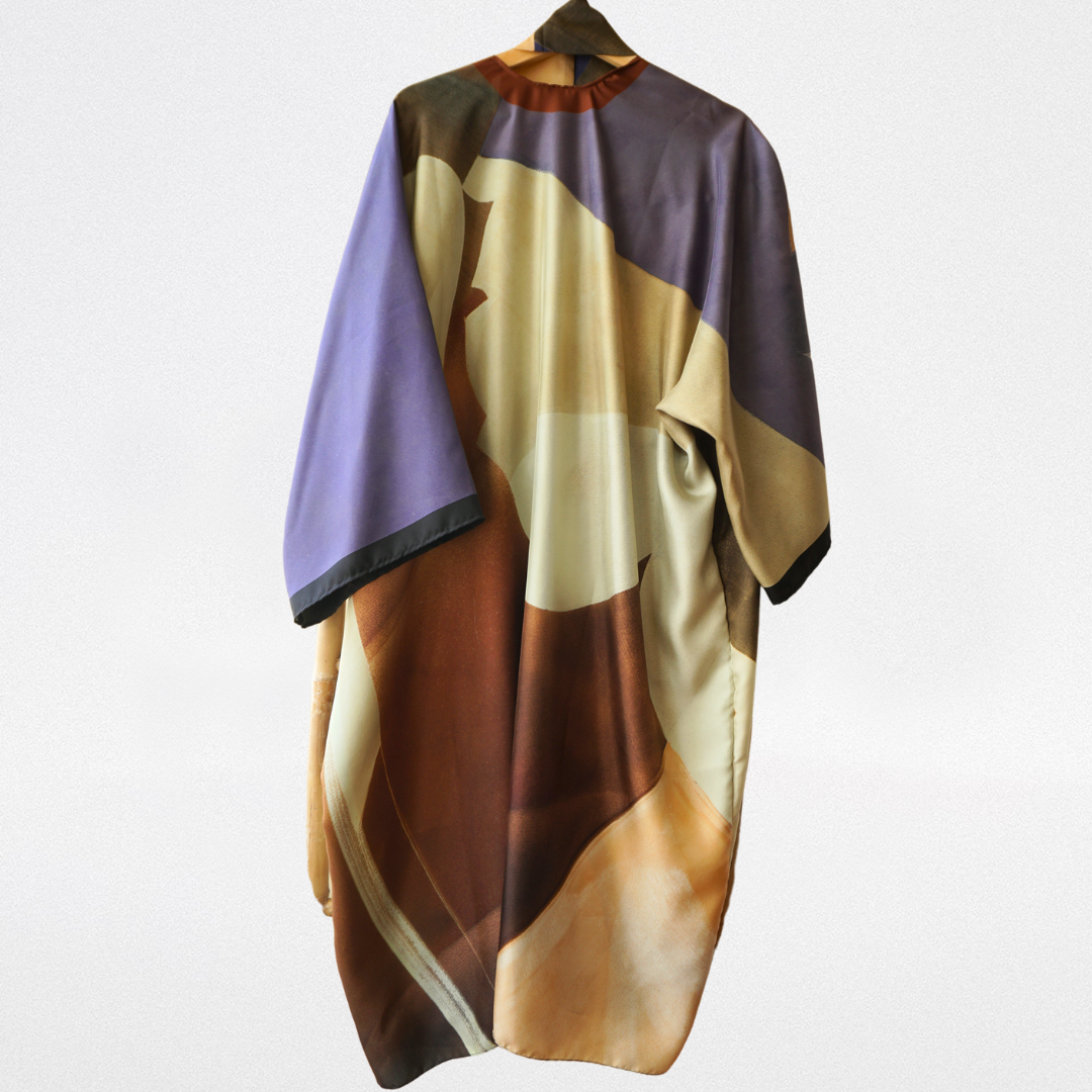 Kimono seta Macchie sfumate