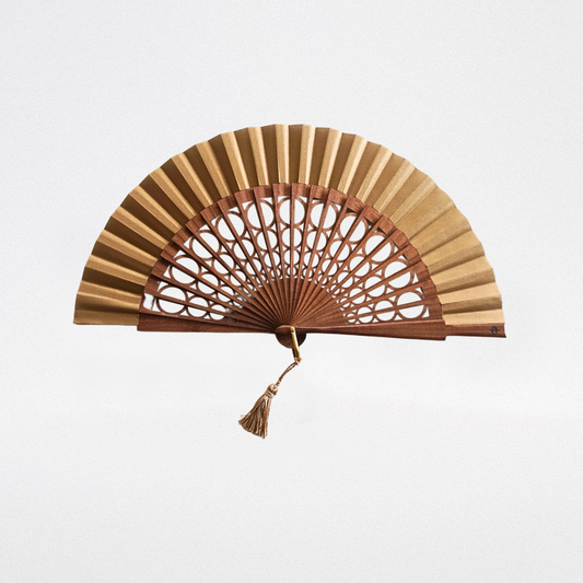 Large camel circle fan