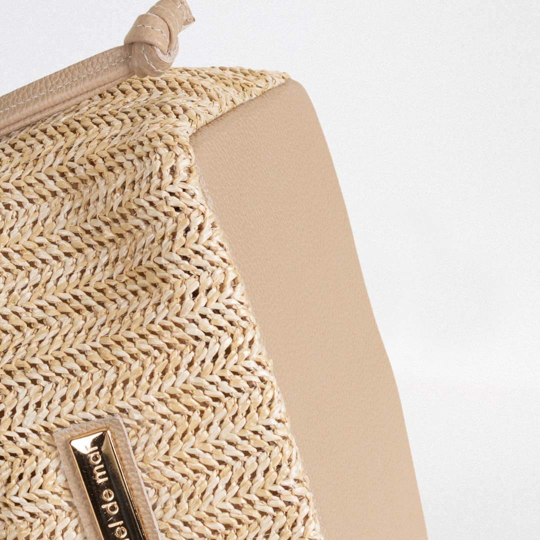 Bolso de rafia Sakito
