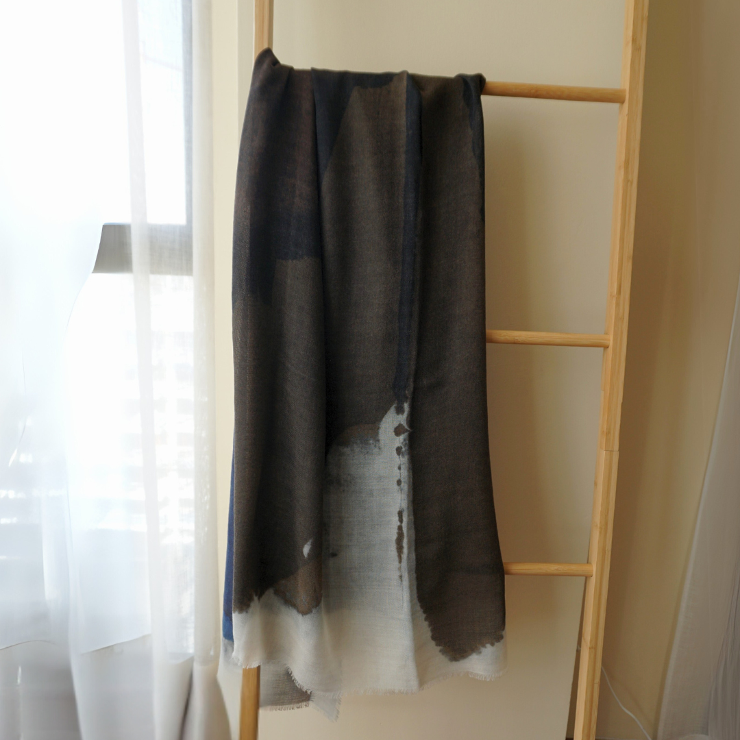 Maxi Pañuelo lana tie dye