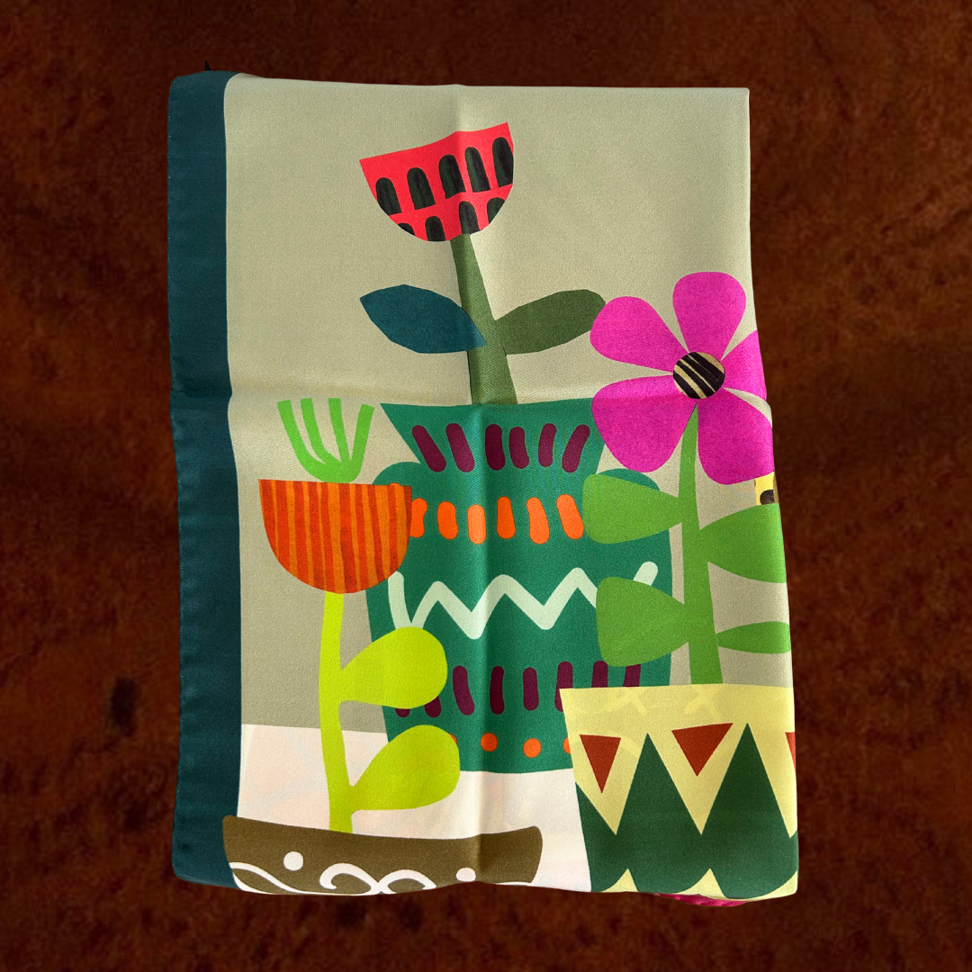Mini pañuelo seda Primavera