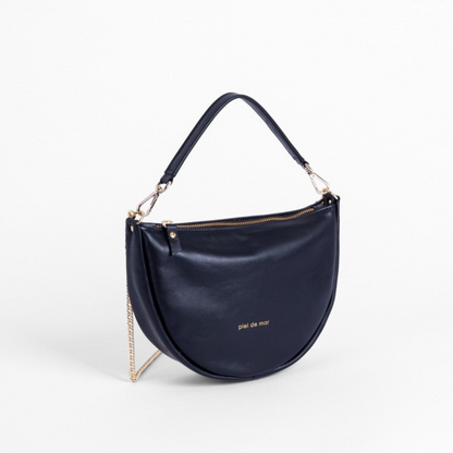 Bolso de piel Luna negro