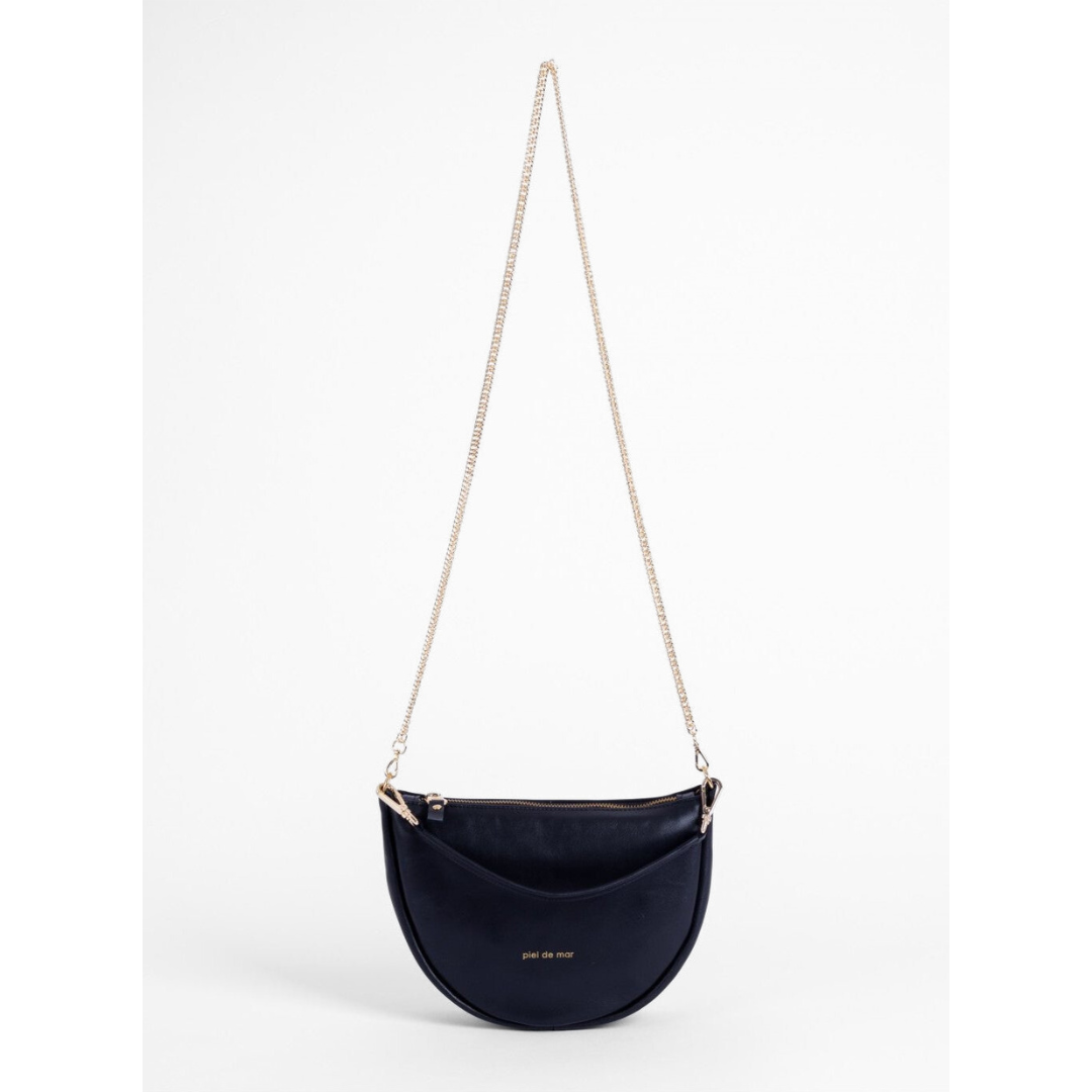 Bolso de piel Luna negro