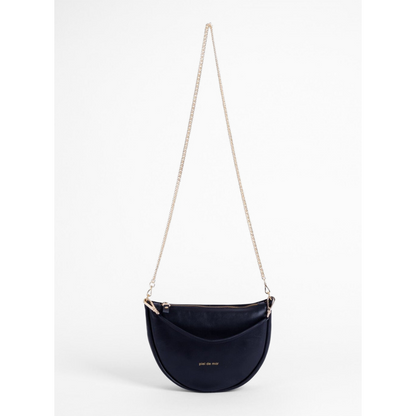 Bolso de piel Luna negro