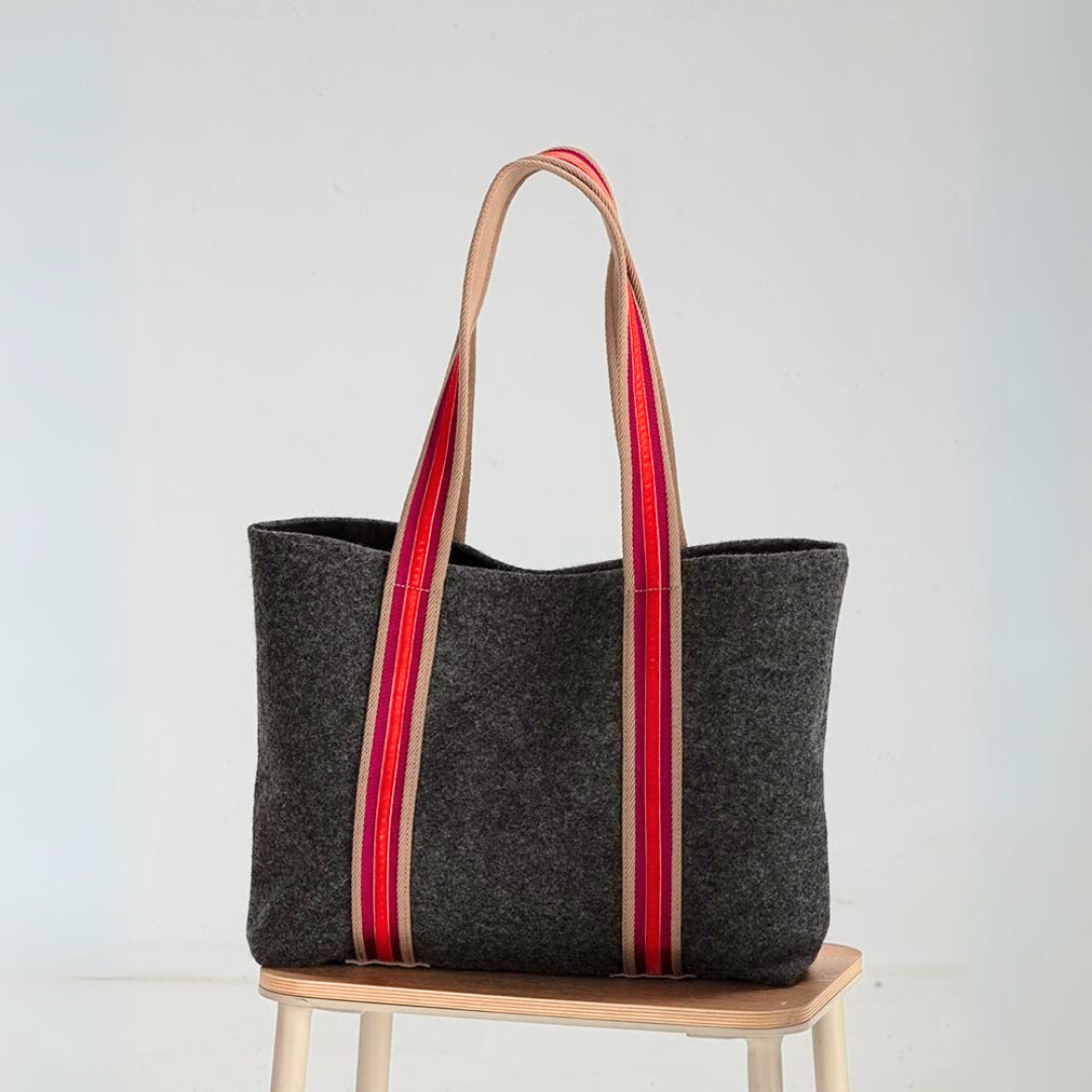 Tote bag grigia