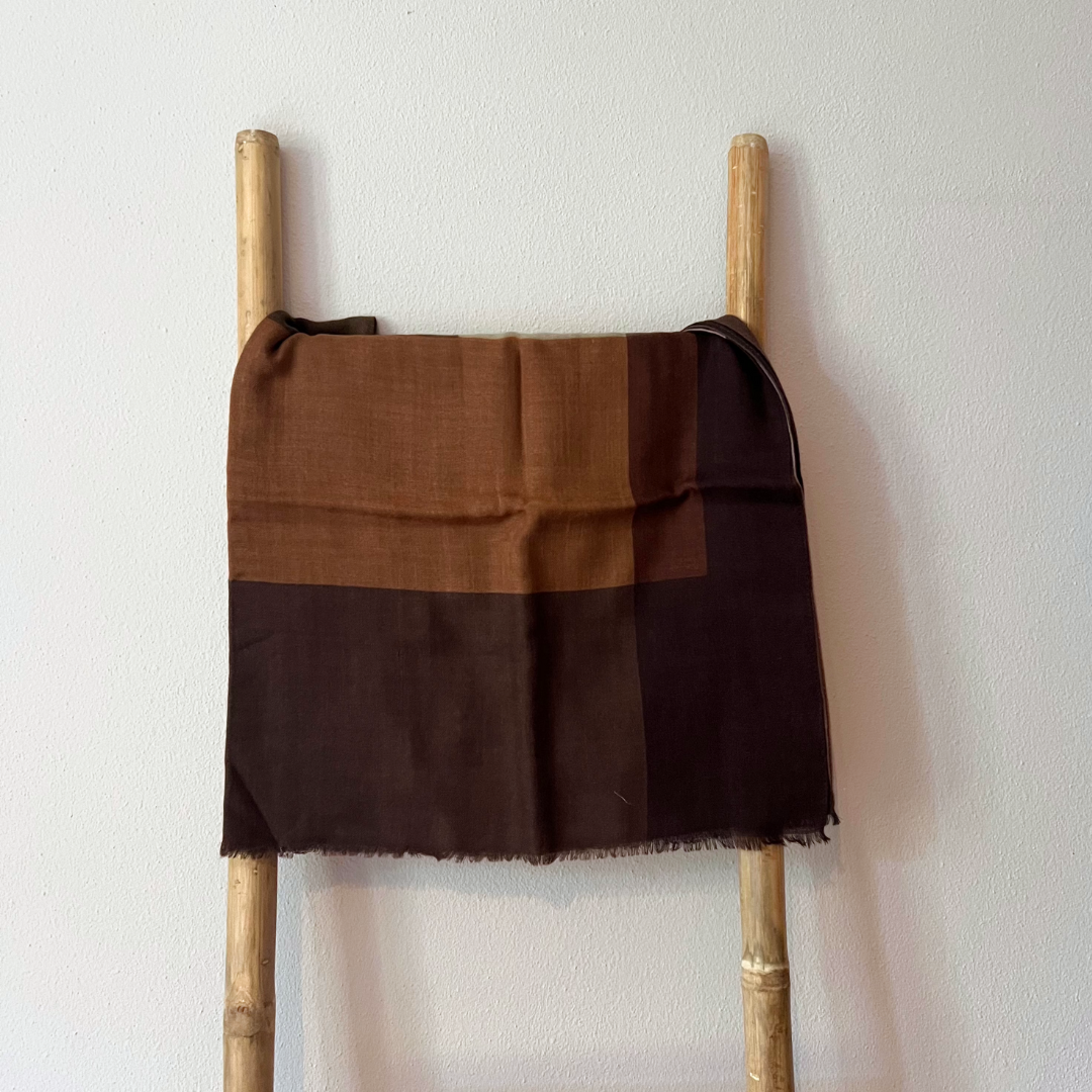 Fular de lana Cuadros Degradés