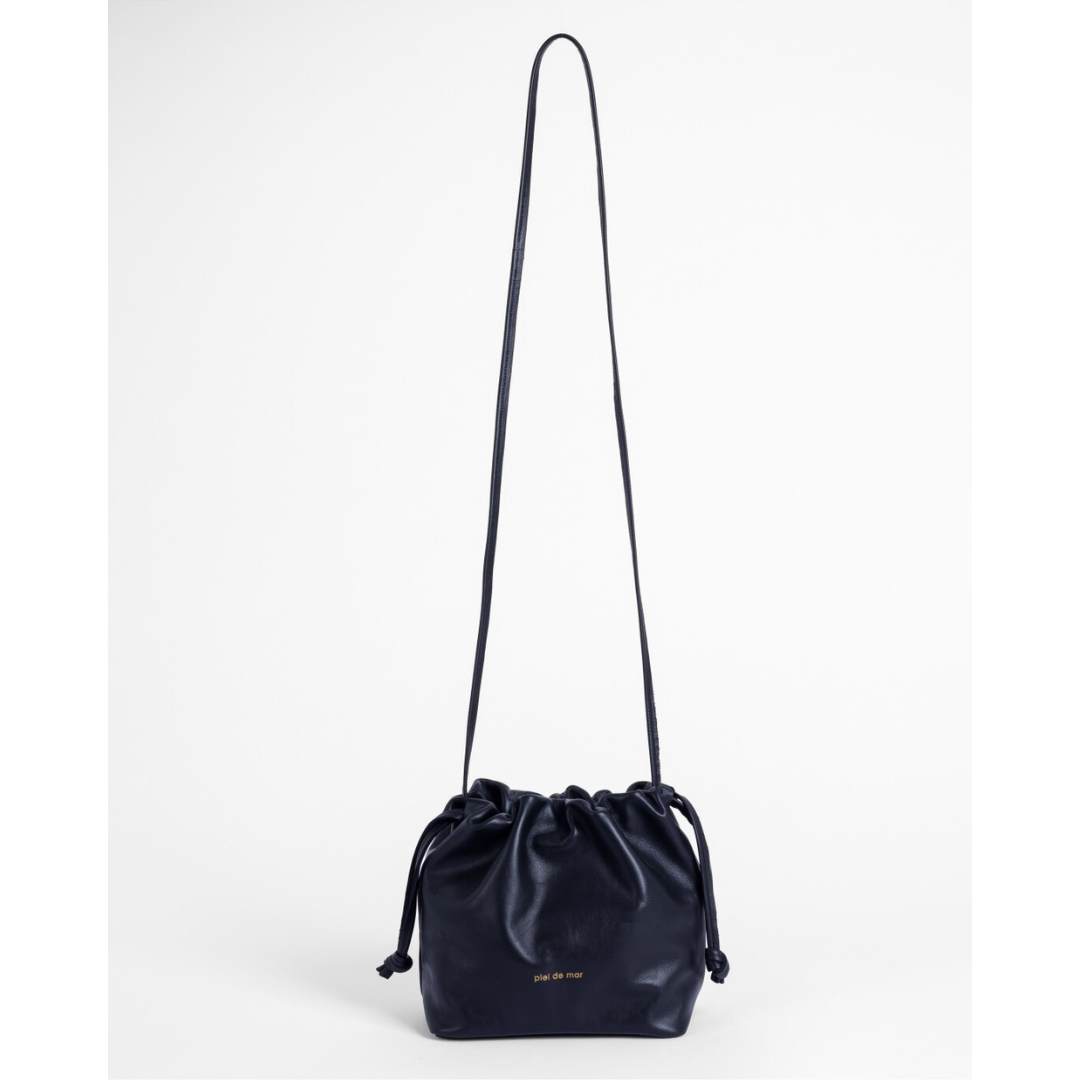 Bolso de piel Sakito negro