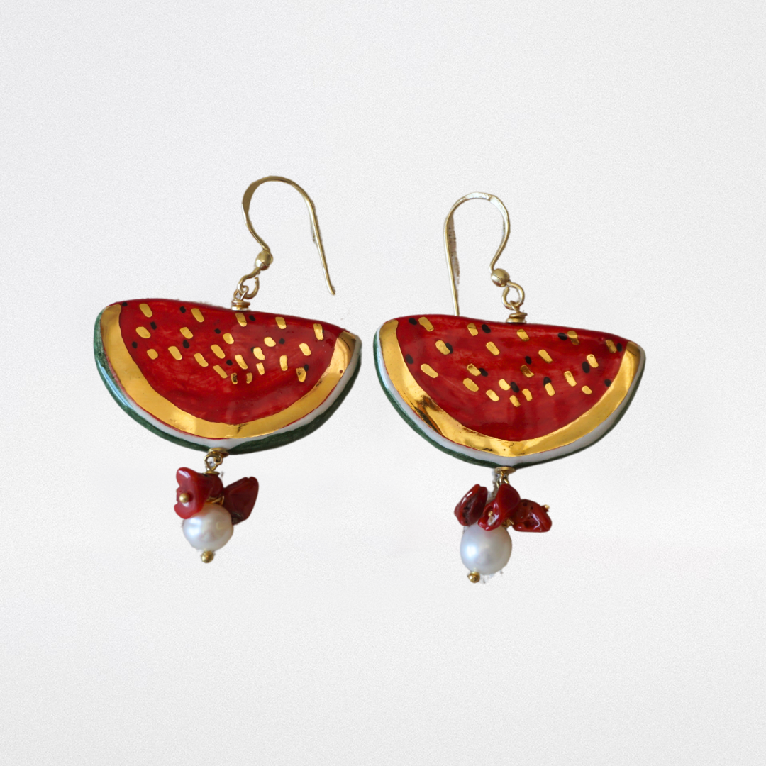 Pendientes Rodajas de Frutas