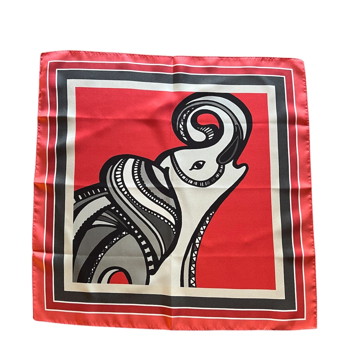 Mini pañuelo seda Elefante