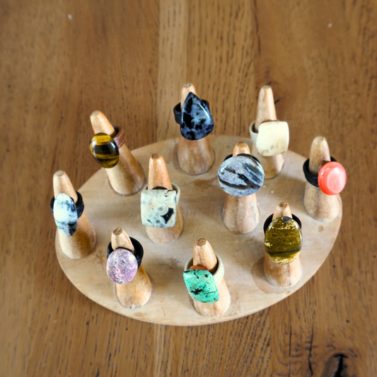 Anillo ágata jaspeada