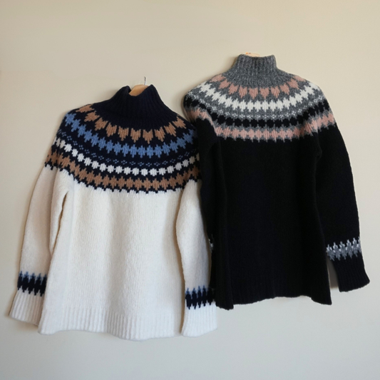Nordic pattern sweater 
