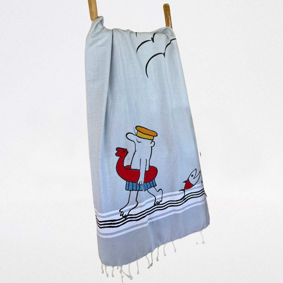 Beach towel or sarong Al agua patos