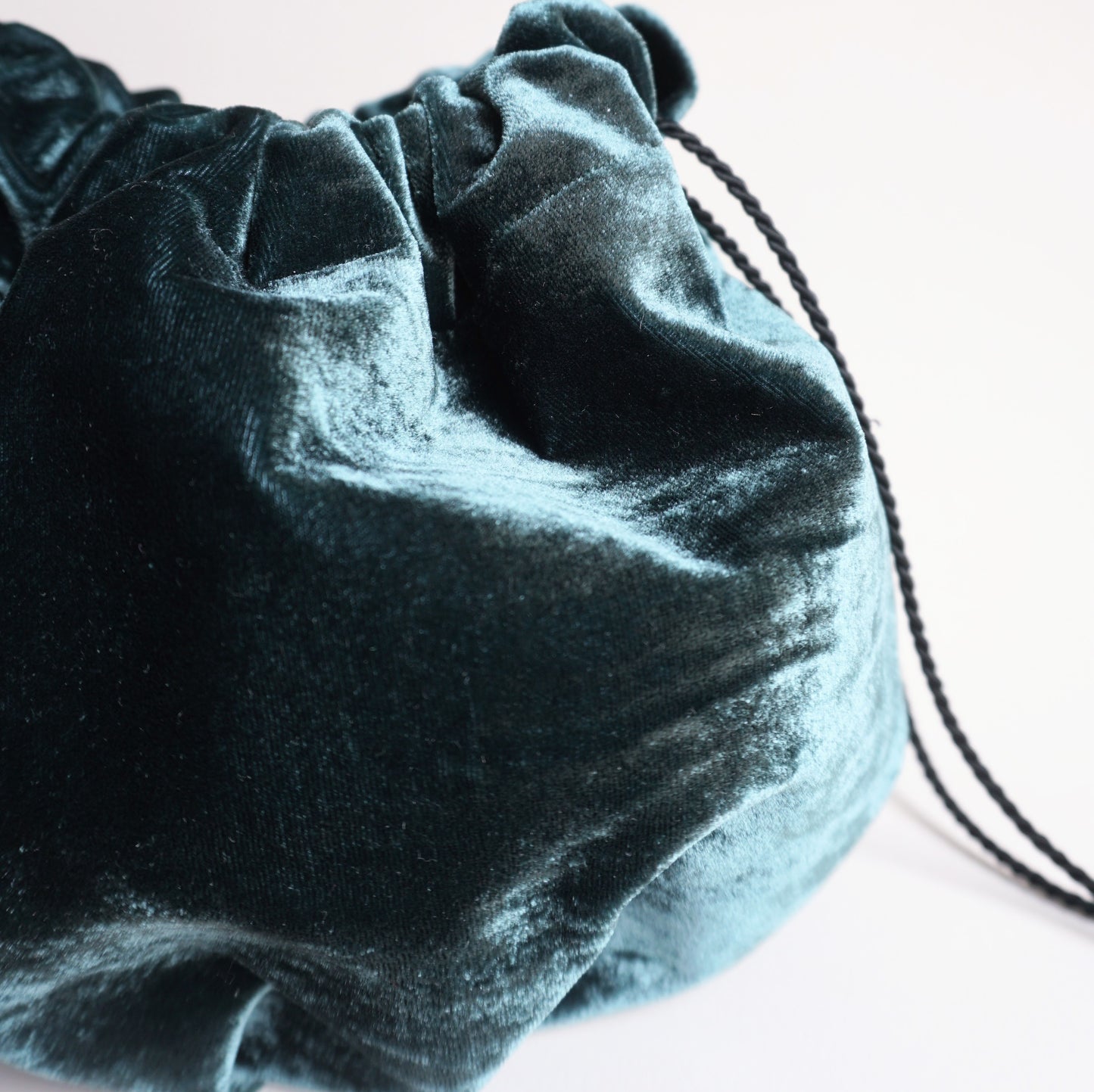 Bolso Bombonera de terciopelo Verde bosque