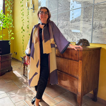 Kimono seta Macchie sfumate