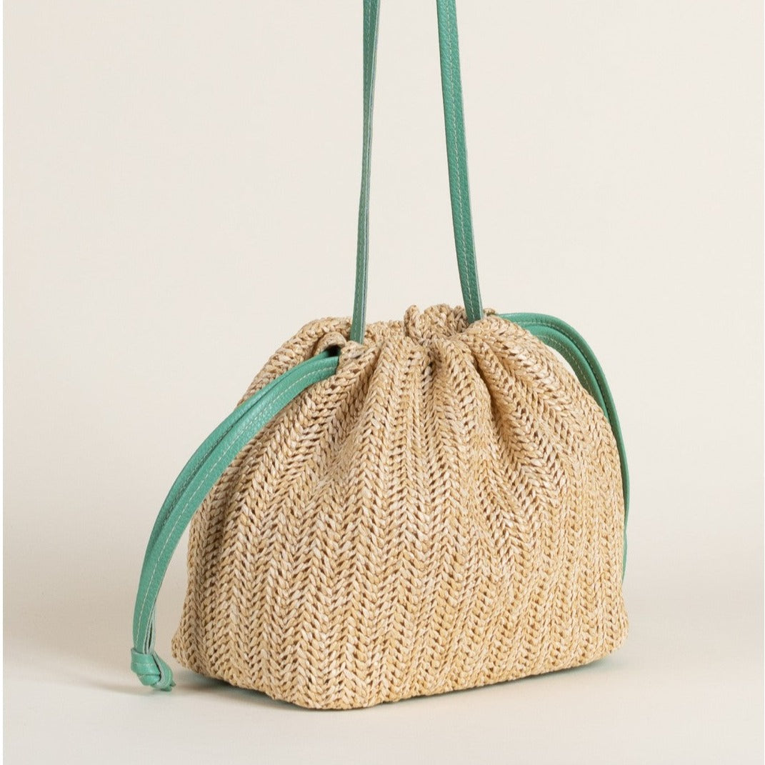 Bolso de rafia Sakito