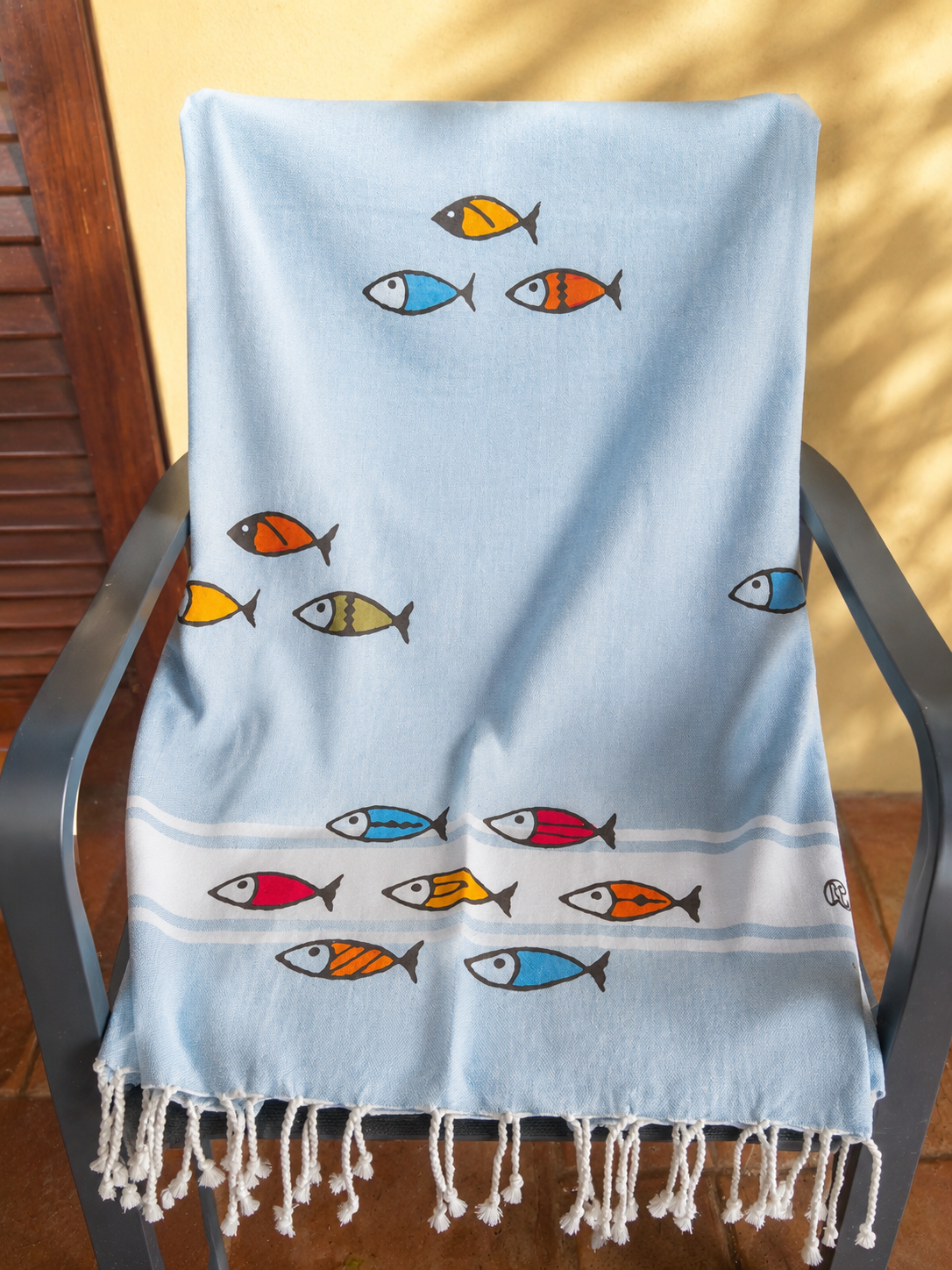  Beach towel or sarong  with little fishes