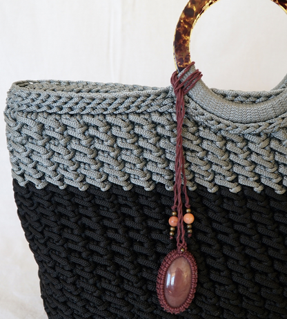 Bolso Bahía Combi Azul Carey